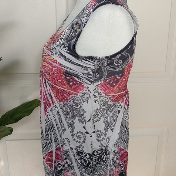 P/P size, art deco dress by Style&Co petite - Picture 4 of 7